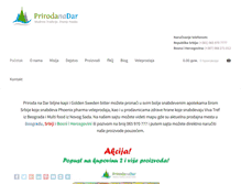 Tablet Screenshot of prirodanadar.rs